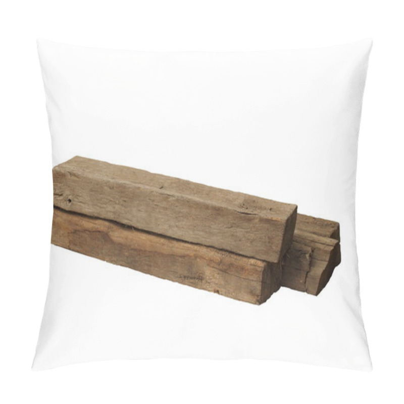 Personality  Ancient Oak Beams On White Pillow Covers