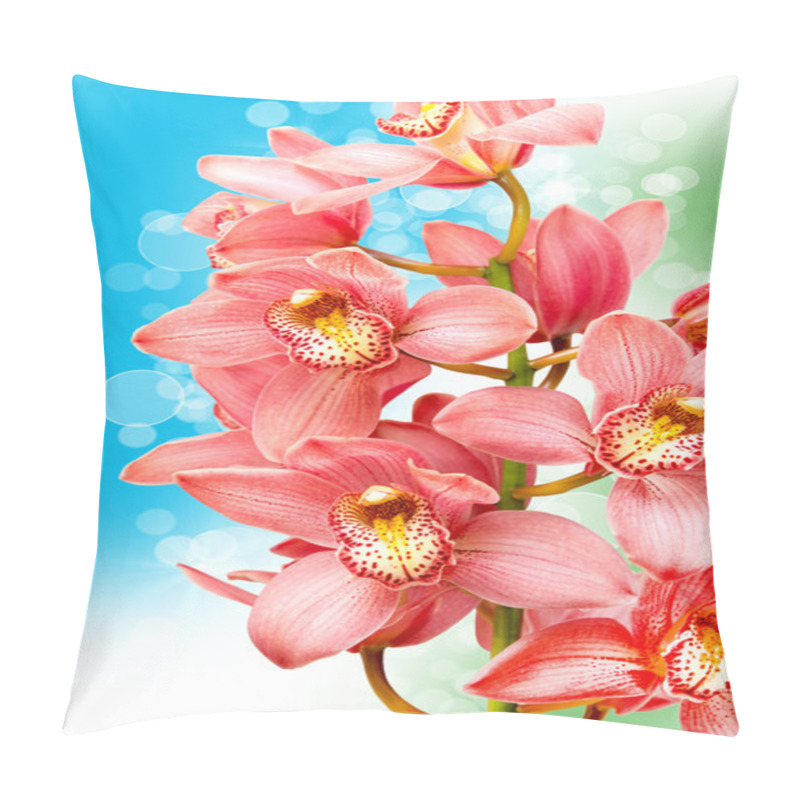 Personality  Orchid Flower Pillow Covers