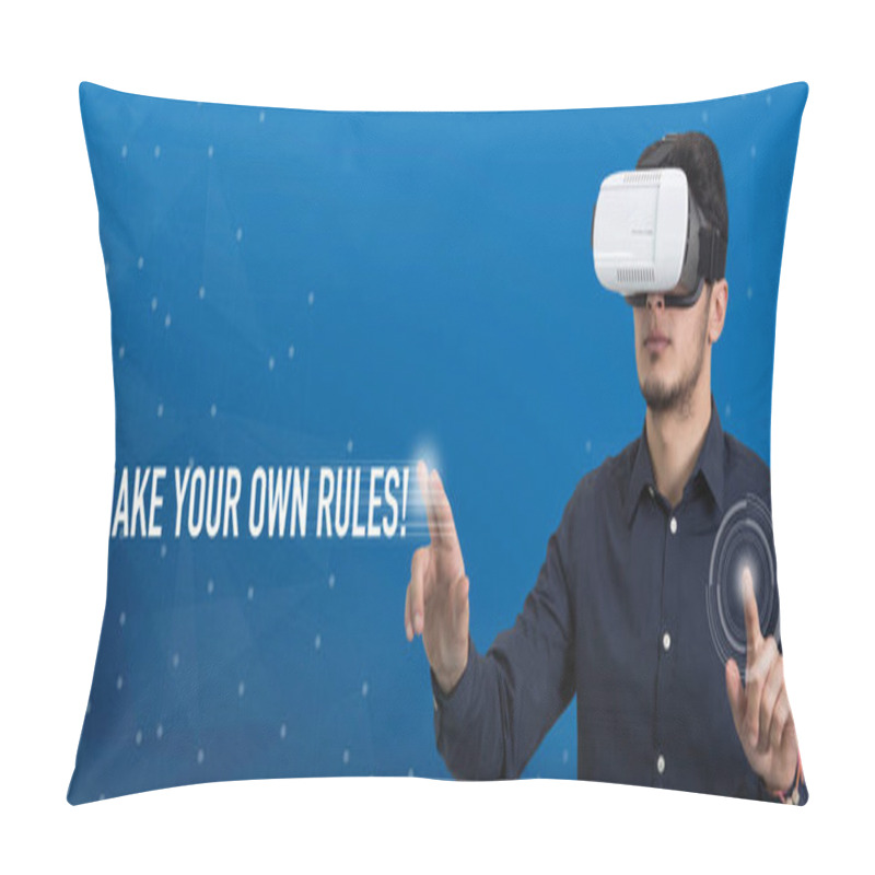 Personality  Future Technology And Business Concept Pillow Covers