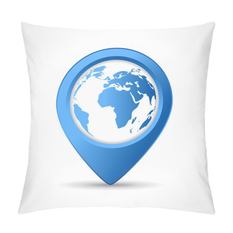 Personality  Geo Map Pin Pillow Covers