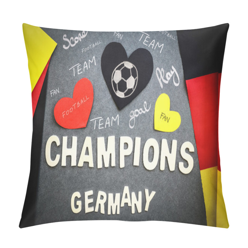 Personality  Fan's Wall For German Football Team Pillow Covers