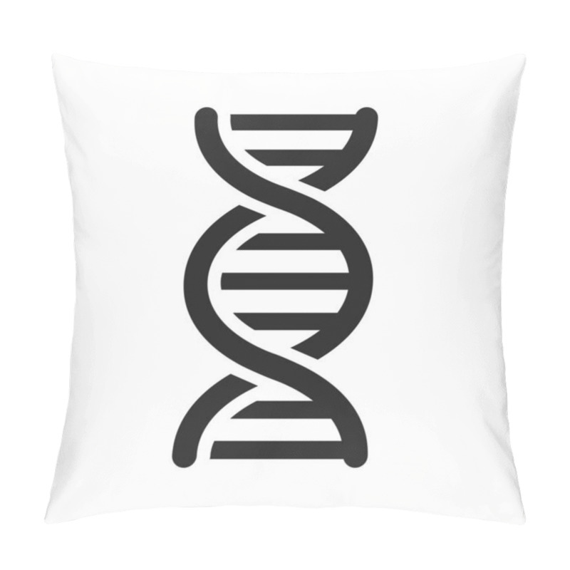 Personality  Dna Icon Vector Design Illustration Pillow Covers