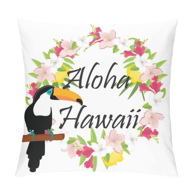 Personality  Aloha Hawaii Vector Pillow Covers