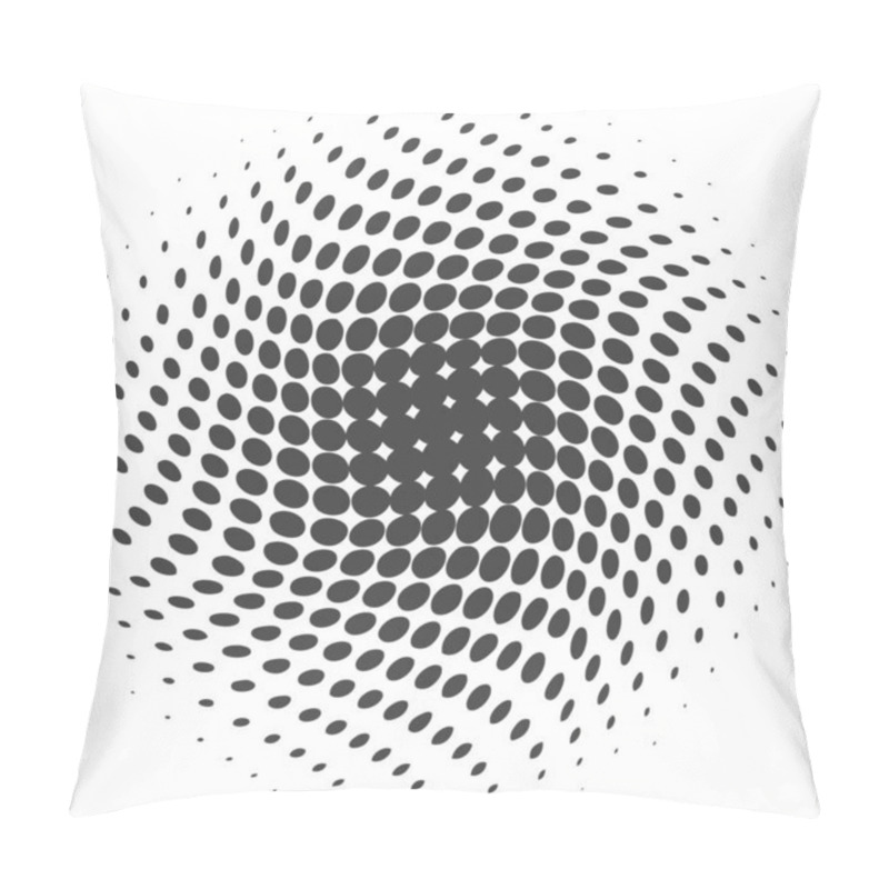 Personality  Abstract Halftone Background.Business Presentation Concept. Pillow Covers