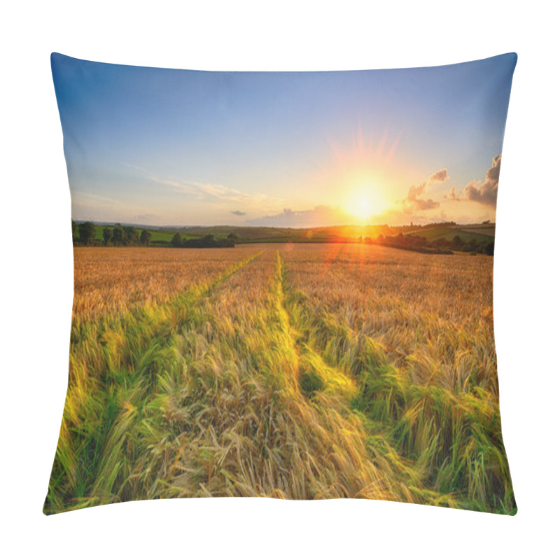 Personality  Golden Barley Field Pillow Covers