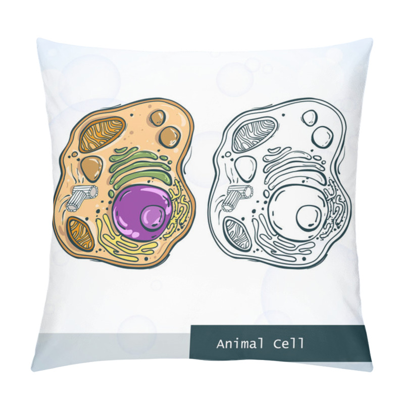 Personality  Structure Of Animal Cell Pillow Covers