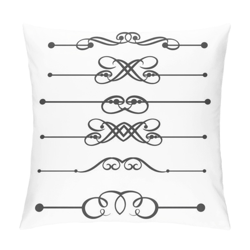 Personality  Decorative Elements, Border And Page Rules Illustration Pillow Covers