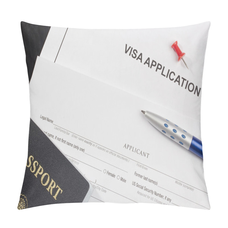 Personality  Visa Application Pillow Covers