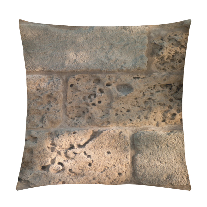 Personality  Surface Of The Stone Wall Pillow Covers