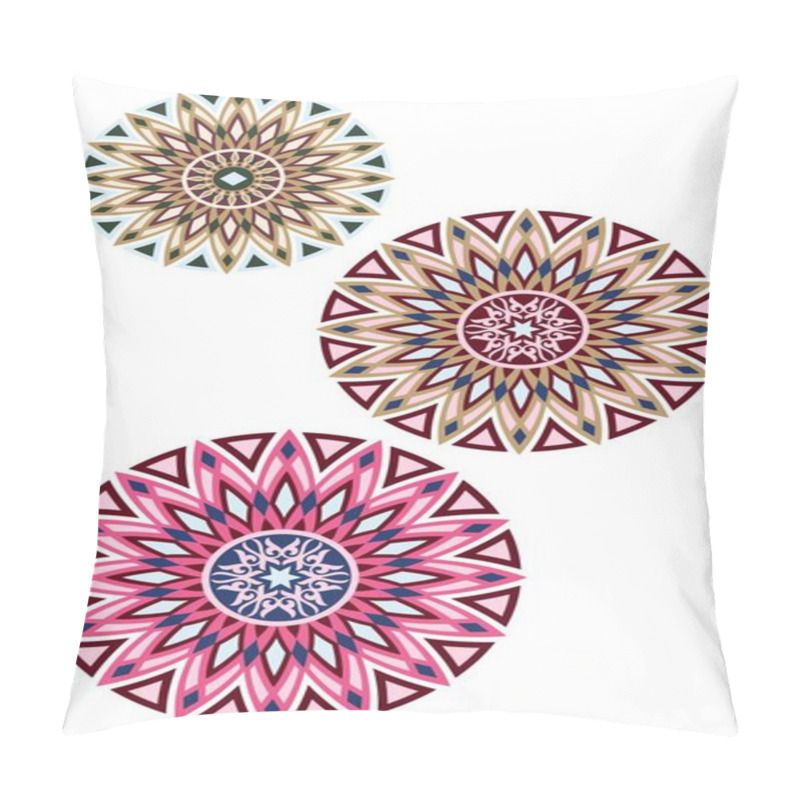 Personality  Round Geometric Ornaments Pillow Covers