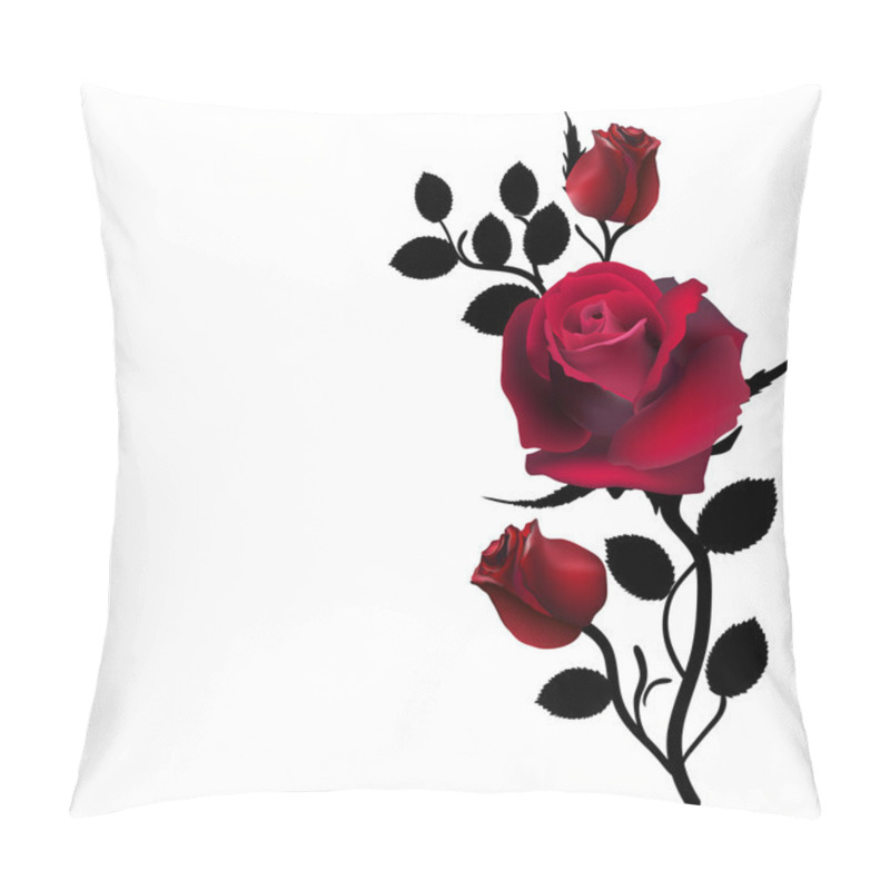 Personality  Card Flower Rose Pillow Covers