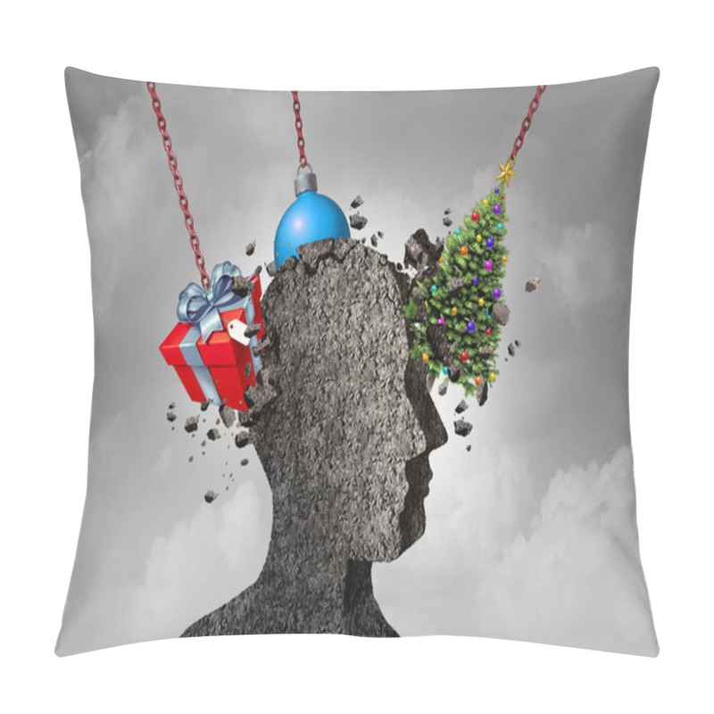 Personality  Holiday Headache Concept Pillow Covers