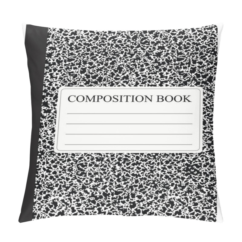 Personality  Black Composition Book Pillow Covers