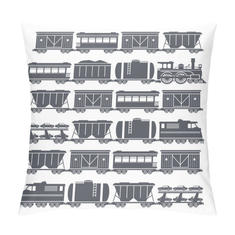 Personality  Train Pillow Covers