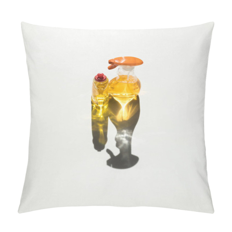 Personality  Yellow Cleaning Fluids Pillow Covers