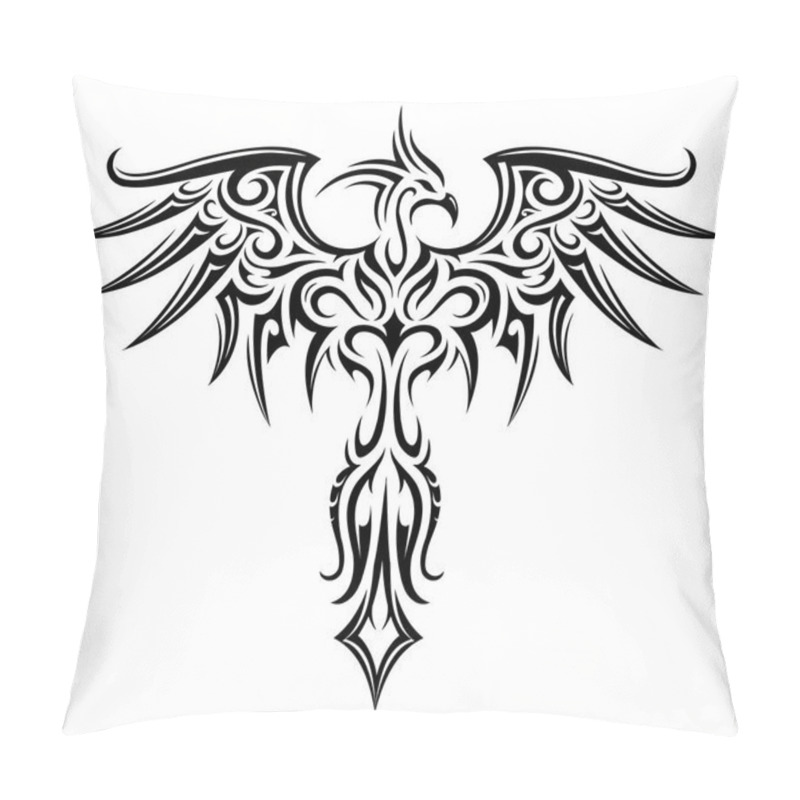 Personality  Phoenix Tattoo Shape Pillow Covers