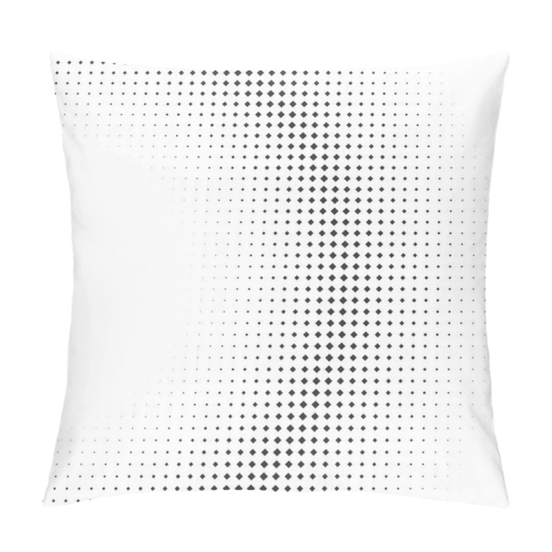 Personality  Abstract Halftone Texture With Rhombuses. Pillow Covers