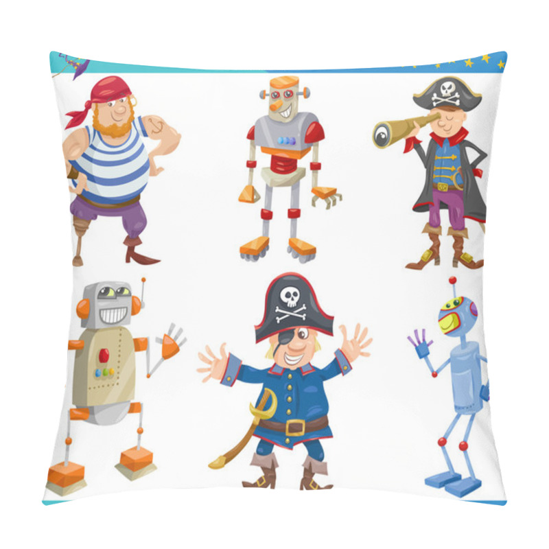 Personality  Cartoon Fantasy Characters Set Pillow Covers