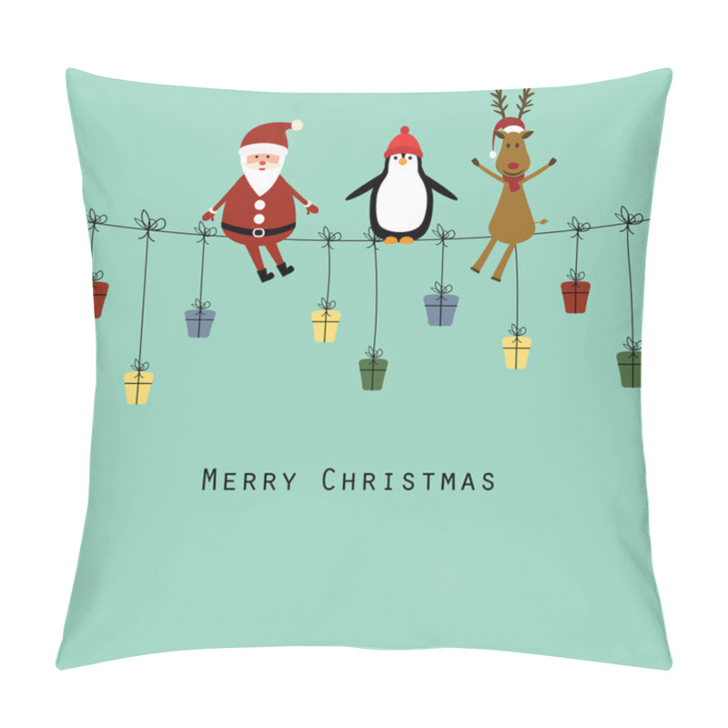 Personality  Christmas Card Pillow Covers