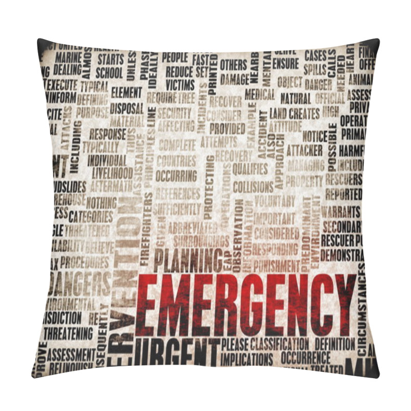 Personality  Emergency Concept Pillow Covers