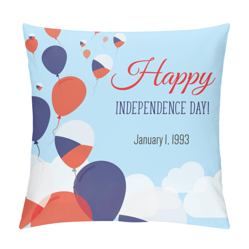 Personality  Independence Day Flat Greeting Card. pillow covers