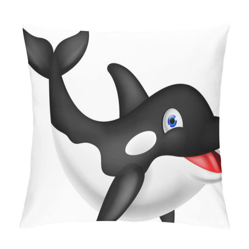 Personality  Killer Whale Cartoon Pillow Covers