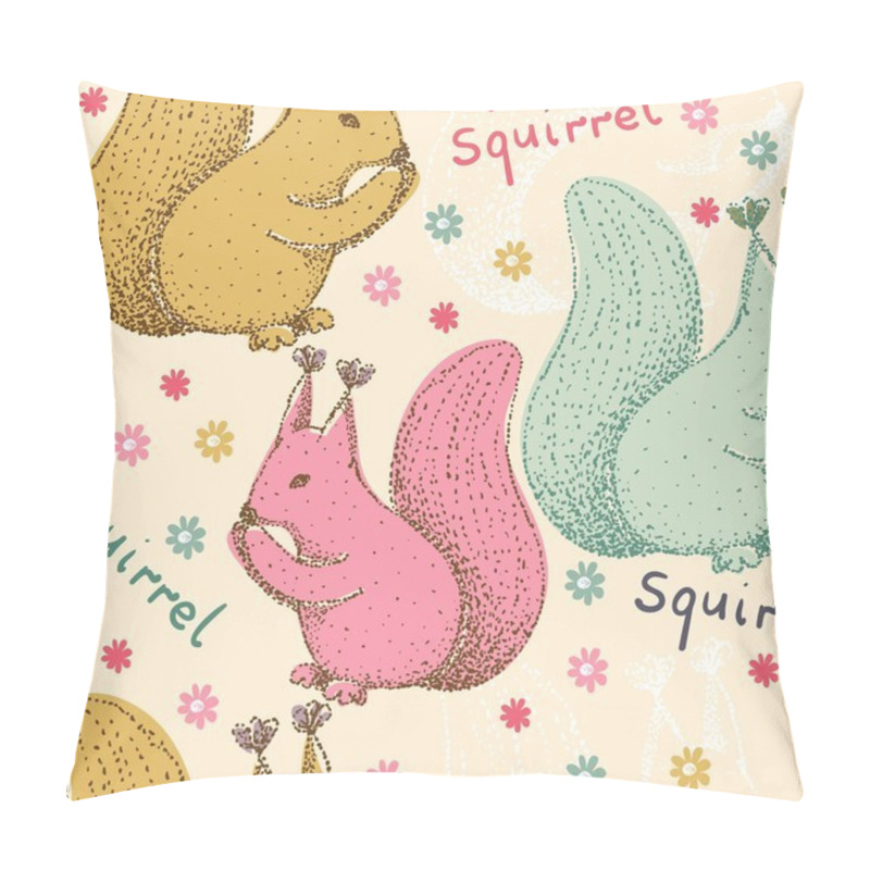 Personality  Squirrel Pillow Covers