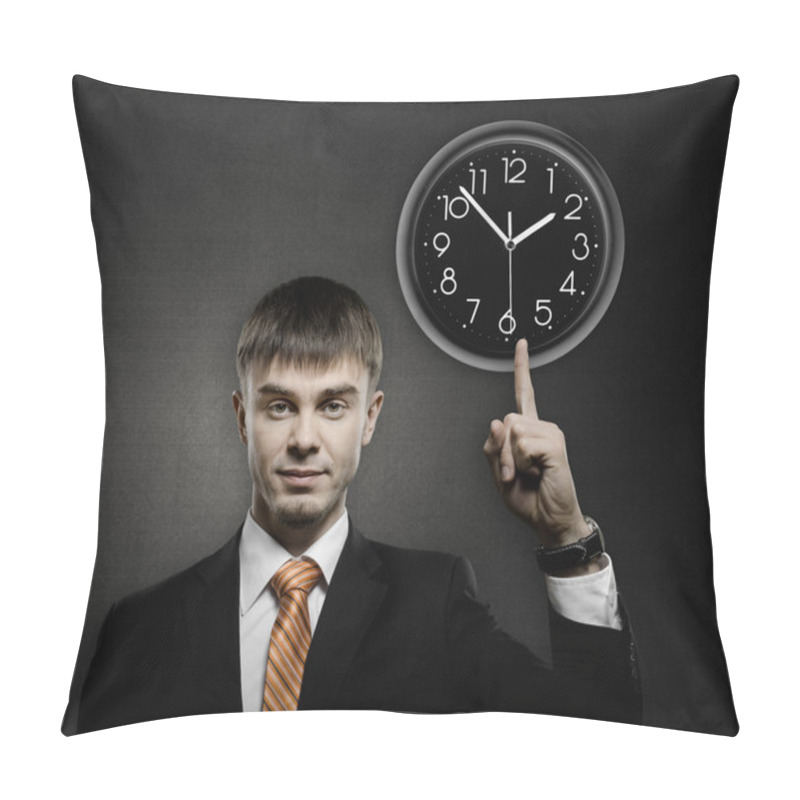 Personality  Businessman Index Finger Point Pillow Covers