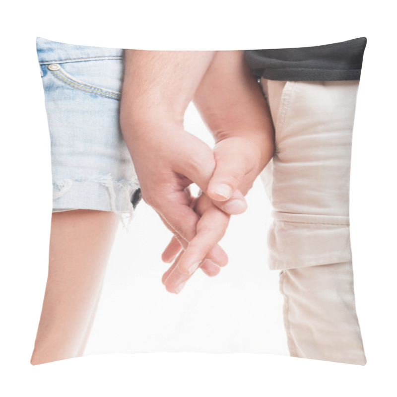 Personality  Couple Hands Joined Pillow Covers