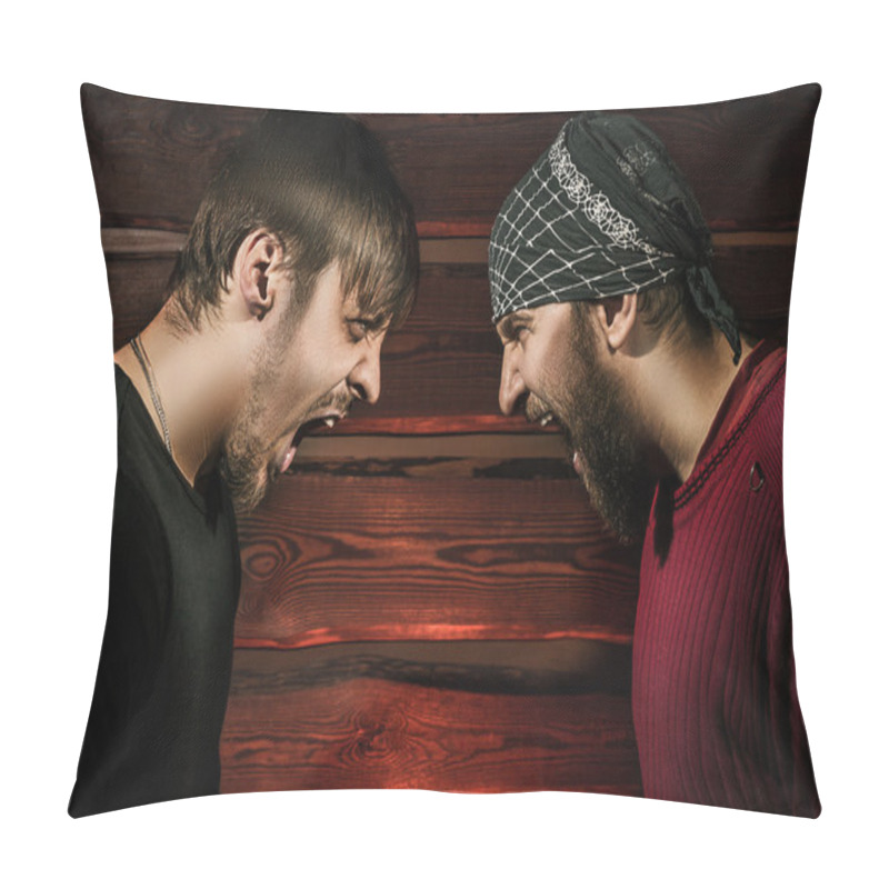 Personality  Two Brutal Man Pillow Covers