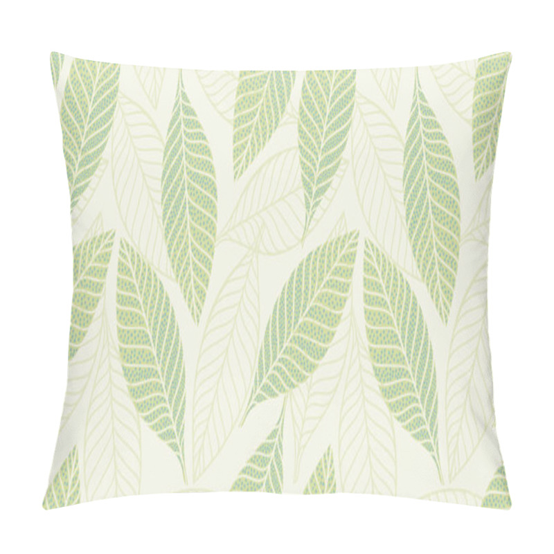 Personality  Artistic Seamless Pattern With Abstract Leaves. Modern Design For Paper, Cover, Fabric, Interior Decor And Other. Pillow Covers