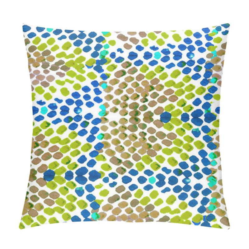 Personality  Snake Skin Background. Pillow Covers