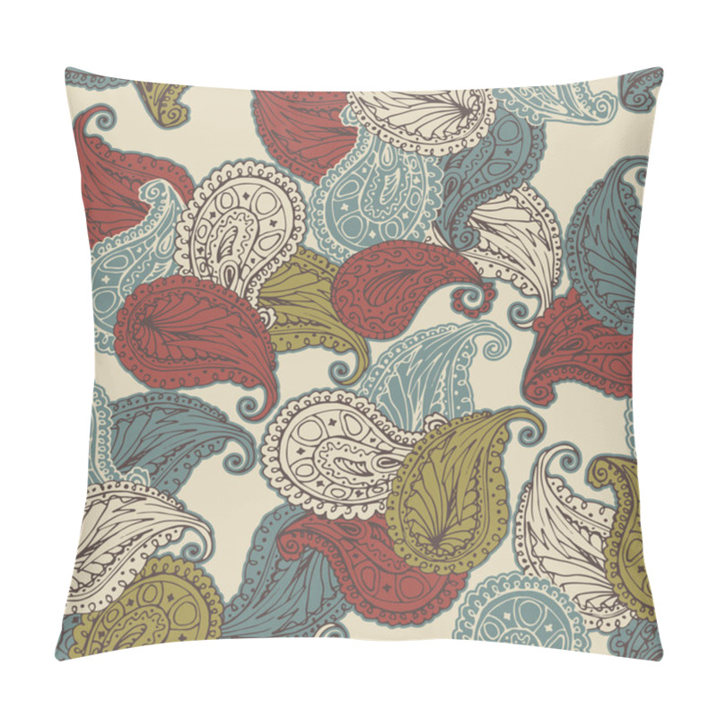 Personality  Paisley Seamless Pattern. Pillow Covers