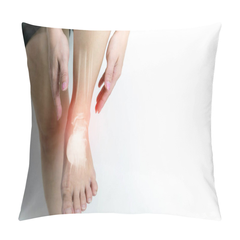 Personality  Inflammation Bone Ankle Of Humans With Inflammation Pillow Covers