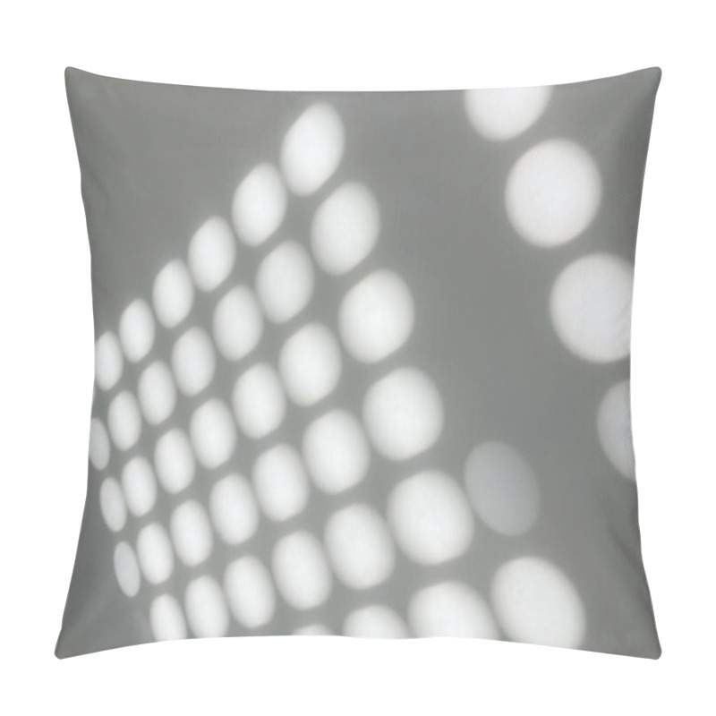 Personality  Abstract Sunlit Shadows On White Wall For Minimalist Presentation Background Pillow Covers