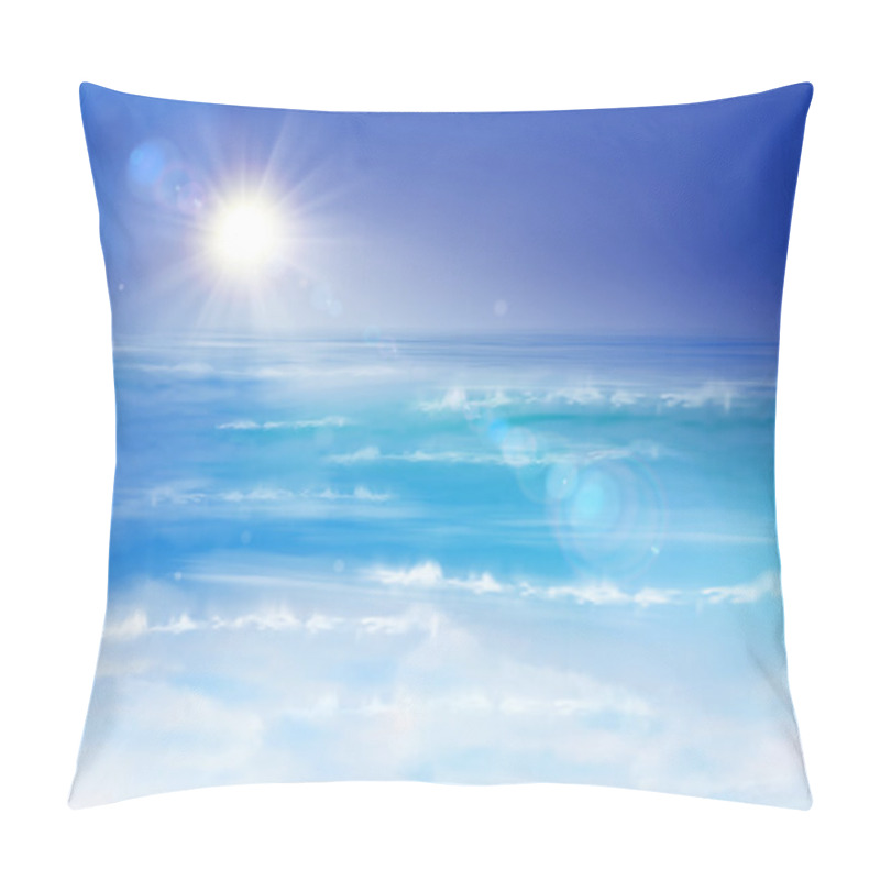 Personality  Sunrise On The Sea Pillow Covers