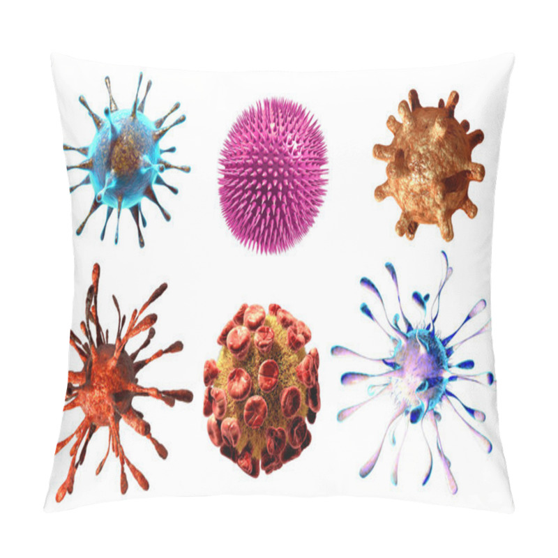 Personality  Nerve Cells, Concept For Neurological Diseases, Tumors And Brain Surgery Pillow Covers