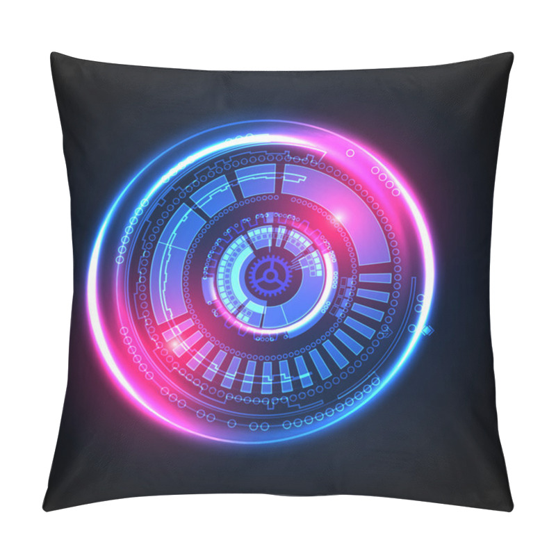 Personality  Abstract Technology Background Pillow Covers