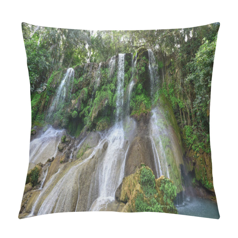 Personality  El Nicho Waterfalls In Cuba Pillow Covers