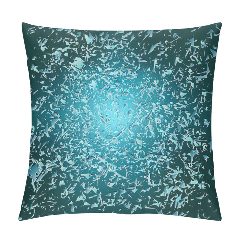 Personality  Abstract Background With Flying Shards Pillow Covers