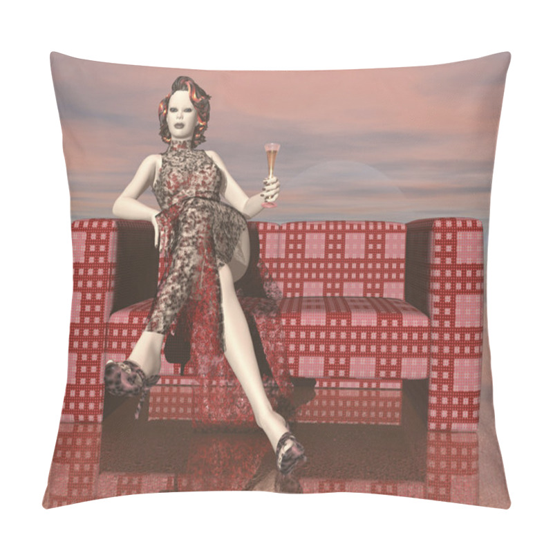 Personality  Elegant Woman Pillow Covers