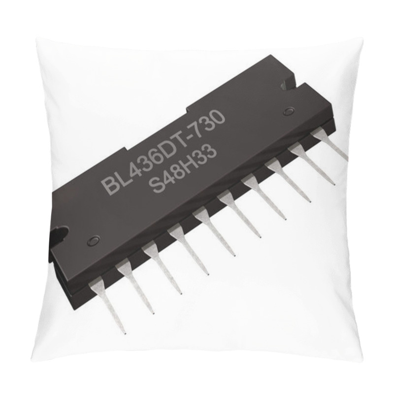 Personality  Integrated Circuit Of Digital Computer Parts. Logic Electronic Micro Chip Artificial Intelligence. Pillow Covers