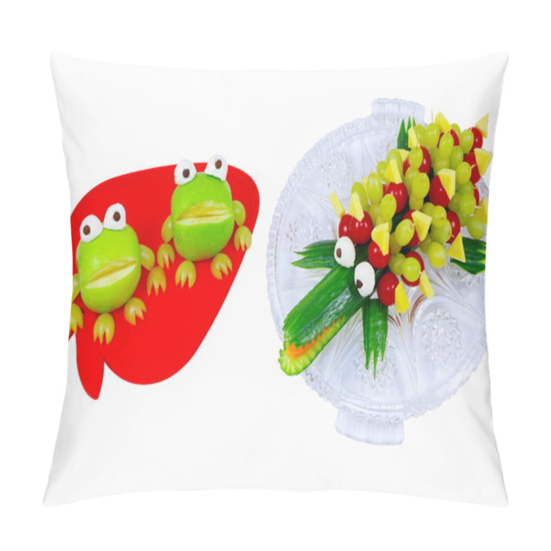 Personality  Apple Frog And Cucumber Crokodile Pillow Covers