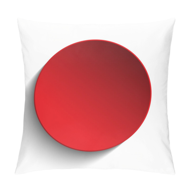 Personality  Red  Circle Button Pillow Covers