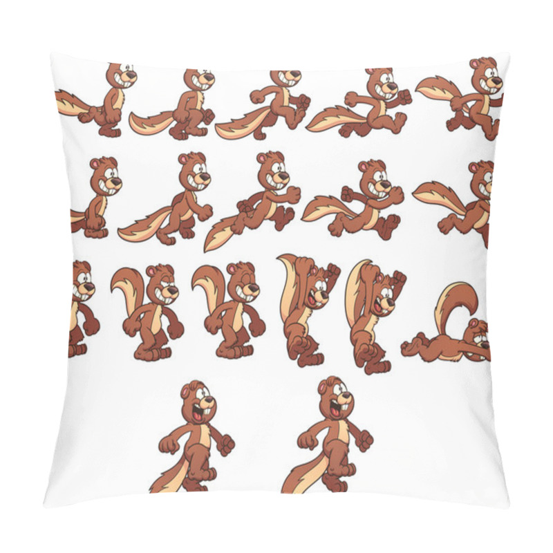 Personality  Cartoon Squirrel Sprites Pillow Covers