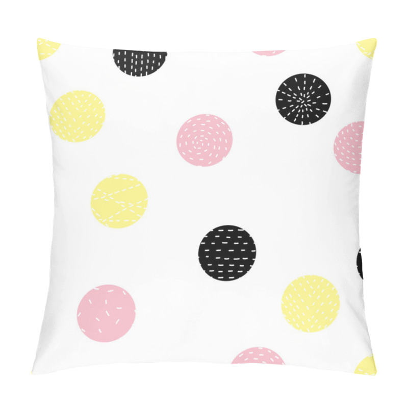 Personality  Cartoon Polka Dots Background Pillow Covers