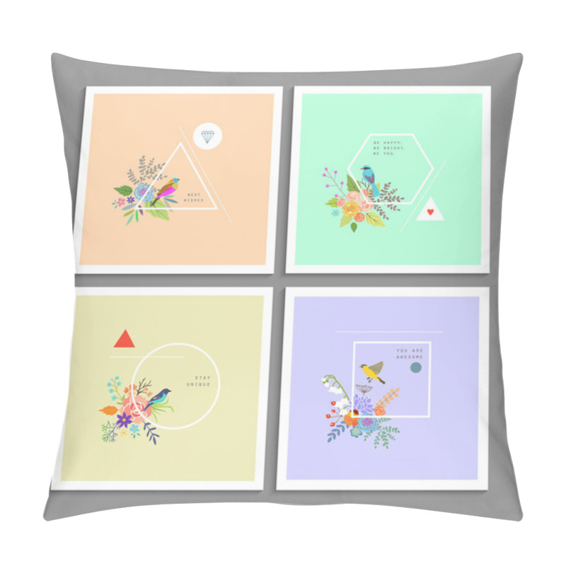 Personality  Collection Of Trendy Creative Cards Pillow Covers