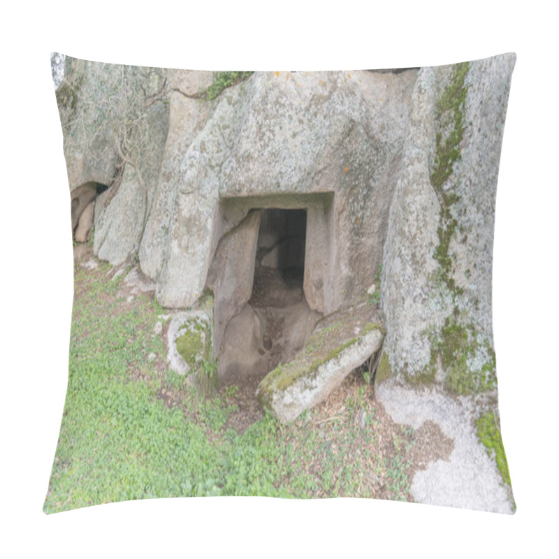 Personality  Domus De Janas Of Ludurru, Budduso, Sardinia Pillow Covers