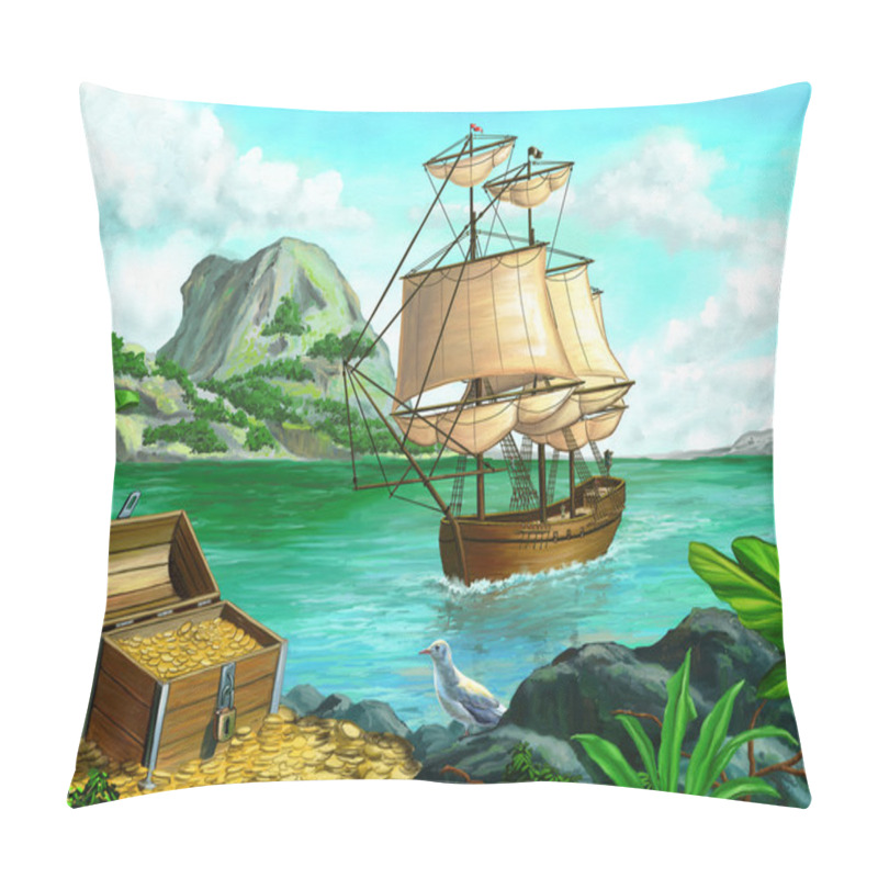 Personality  Pirate Island Pillow Covers