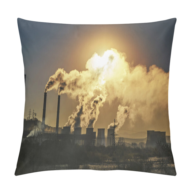 Personality  Factory Pipe Polluting Air Pillow Covers